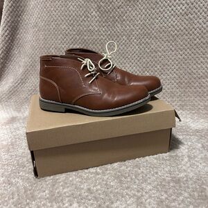 Steve Madden Brown Leather Chukka Shoes